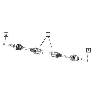 Mopar® - Front Axle Shaft