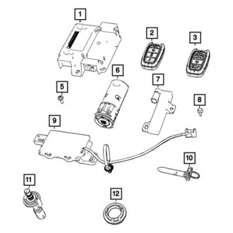 Dodge OE - Front Hood Contact Switch