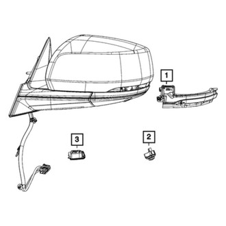 Jeep OE - Front Left Turn Signal Light Assembly