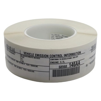 Mopar® - Vehicle Emission Control Information Label