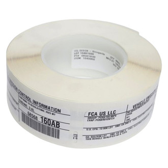 Mopar® - Vehicle Emission Control Information Label