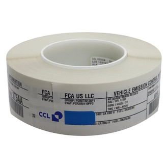 Mopar® - Vehicle Emission Control Information Label