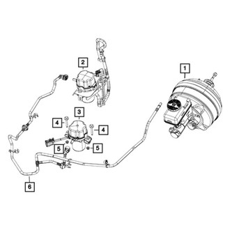 Ram OE - Power Brake Booster Vacuum Pump