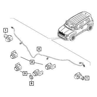 Mopar® - Park Assist Sensors Wiring