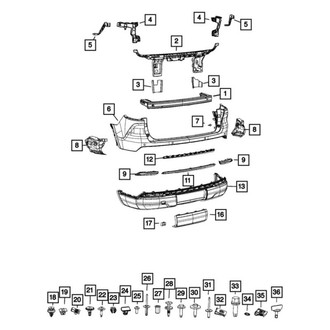 Mopar® 68585420AA - Black Hitch Cover for 2" Receivers