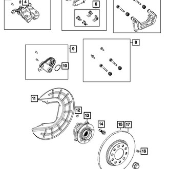 Mopar® - Driver or Passenger Side Wheel Bearing and Hub Assembly