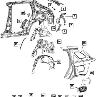 Mopar® - Charge Port Housing