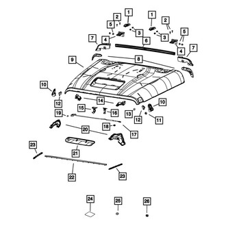 Mopar® - Passenger Side Blocker Foam
