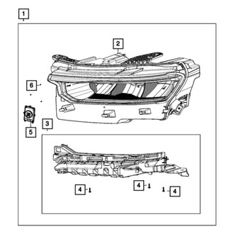 Mopar® - Driver Side Replacement Headlight