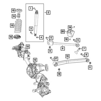Mopar® - Suspension Shock Absorber Kit