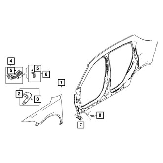 Mopar® - Hex Weld Nut