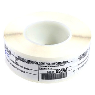 Mopar® - Vehicle Emission Control Information Label
