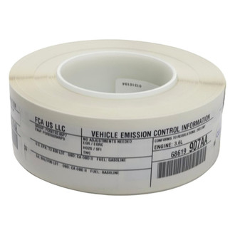 Mopar® - Vehicle Emission Control Information Label