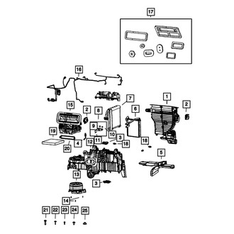 Mopar® - A/C And Heater Wiring