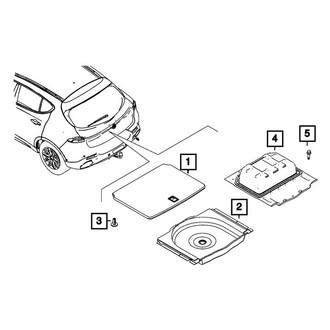 Alfa Romeo OE - Spare Tire Compartment Cover Clip