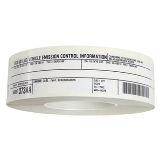 Mopar® - Vehicle Emission Control Information Label