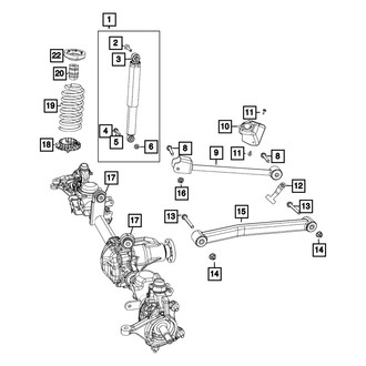 Mopar® - Suspension Shock Absorber Kit
