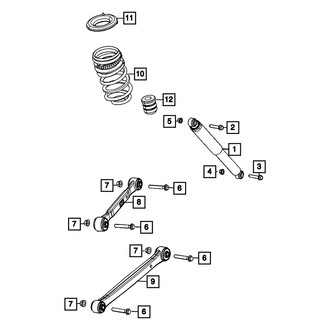 Mopar® - Suspension Shock Absorber Kit