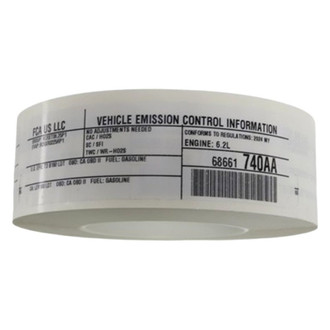Mopar® - Vehicle Emission Control Information Label