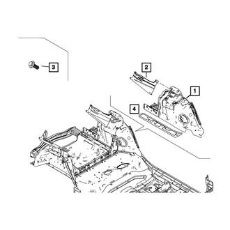 Alfa Romeo OE - Rear Right Wheel Housing Side Panel