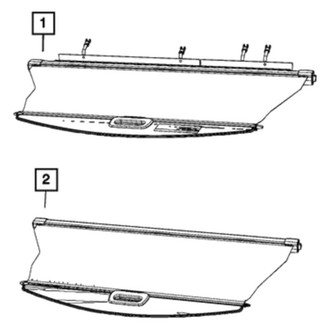Jeep OE - Rear Luggage Compartment Cover