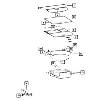 Jeep OE - Rear Luggage Compartment Cover