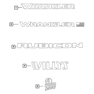 Jeep OE - Front Hood Decal