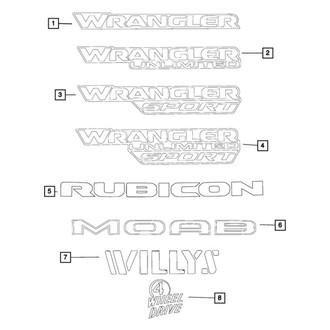 Jeep OE - Front Hood Decal