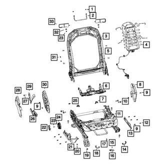 Mopar® - Seat Adjuster Handle