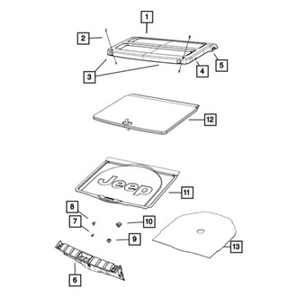 Mopar® - Cargo Area Cover