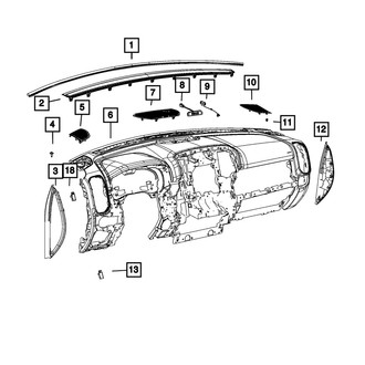 Mopar® - Speaker Grille