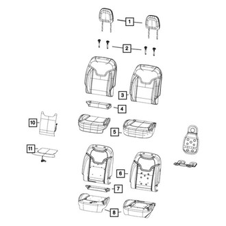 Jeep OE - Front Right Seat Cover