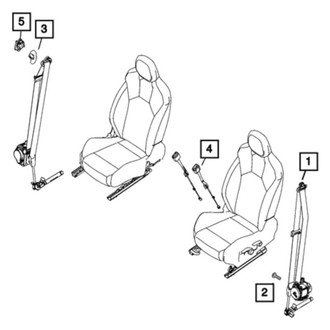 Jeep OE - Front Seat Belt Guide