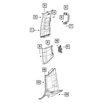 Mopar® - Body B-Pillar