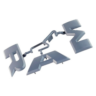 Mopar® - "RAM" Nameplate Gray Paintable Grille Emblem