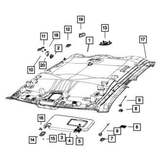 Mopar® - Navigation Microphone Bezel
