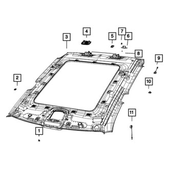 Ram OE - Rear Navigation Microphone Bezel