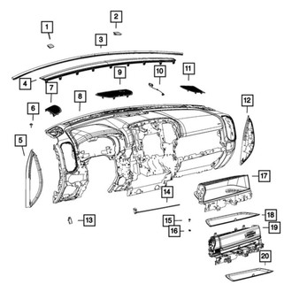 Mopar® - Outer Driver Side Speaker Cover