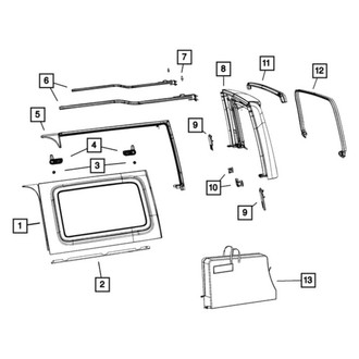 Mopar® - Convertible Top Rear Panel