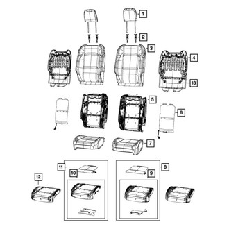 Mopar® - Seat Back Cover