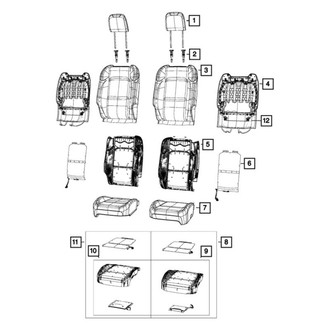 Jeep OE - Front Right Seat Cover