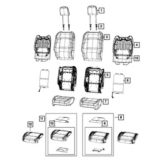 Mopar® - Seat Back Cover