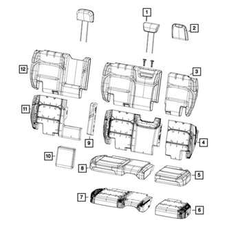 Jeep OE - Rear Right Seat Cover