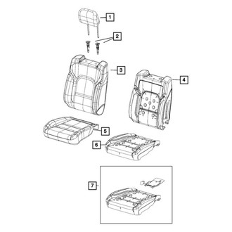 Mopar® - Seat Cushion Cover