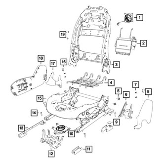Jeep OE - Front Left Inner Seat Trim Panel