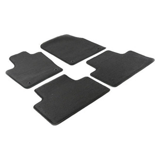 Mopar® - Premium Carpet 1st & 2nd Row Black Floor Mat Set
