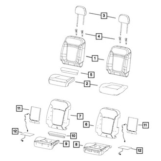 Jeep OE - Front Seat Cover