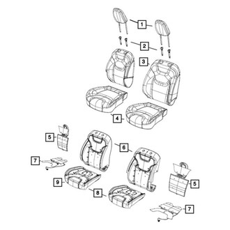 Mopar® - Seat Cushion Cover