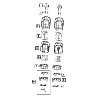Mopar® - Headrest Sleeve