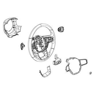 Mopar® - Lower Steering Wheel Bezel